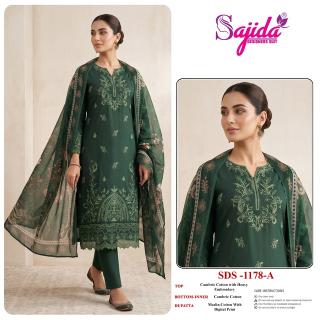 Sajida 1178-A-B-C-D dress material at wholesale price catalogue suppliers